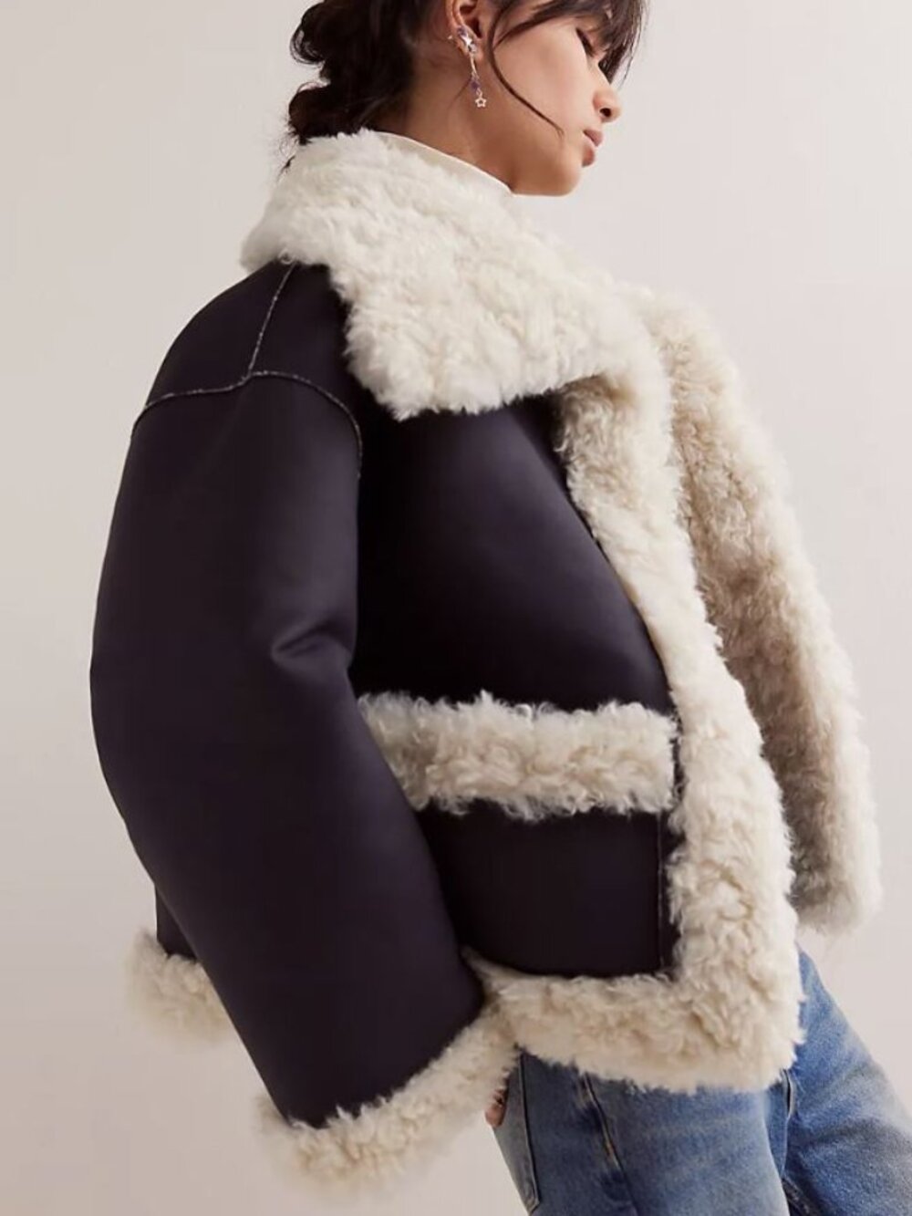 Free People Kiki Sherpa Jacket
